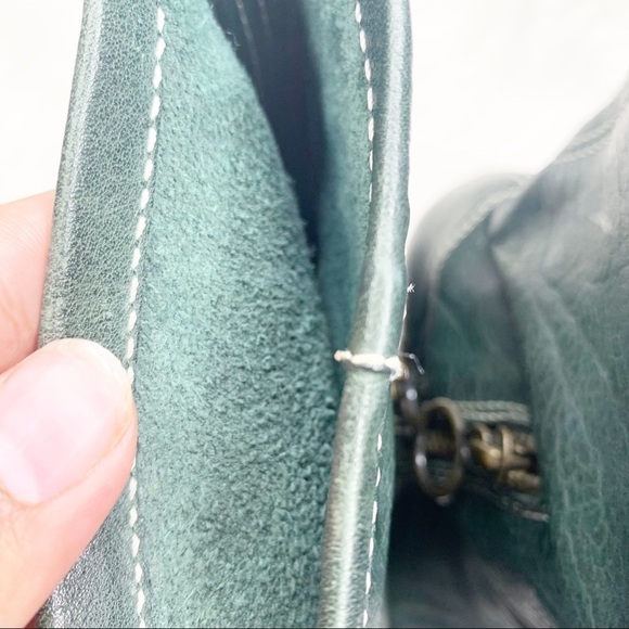 Fiorentini + Baker Green Leather Chunky Platform Ankle Booties Boots Size 36 - Picture 5 of 15